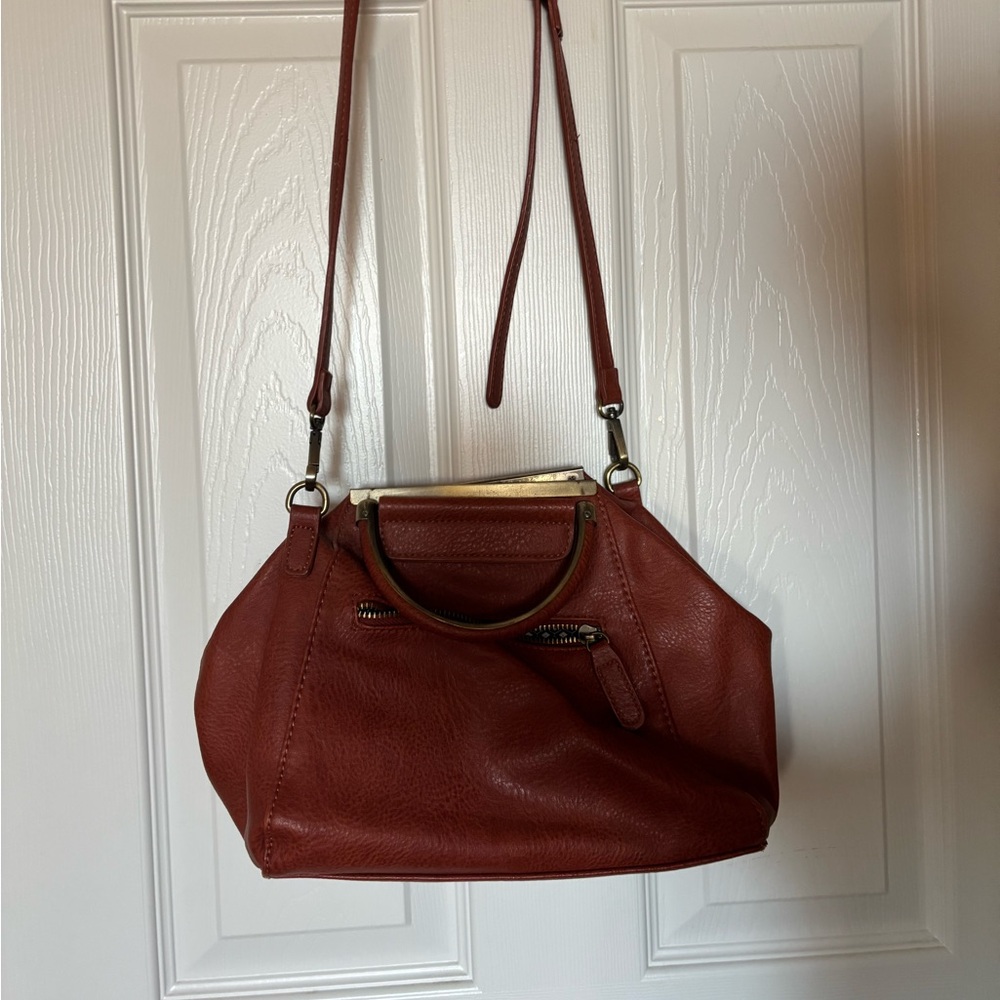 Antik Kraft Red Crossbody Bag
